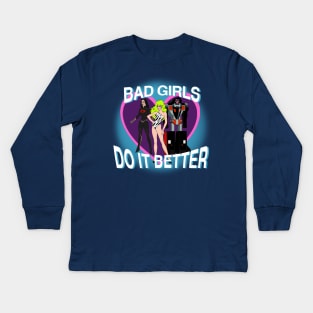 Bad Girls Do It Better - Baroness, Pizzazz, & Crasher Kids Long Sleeve T-Shirt